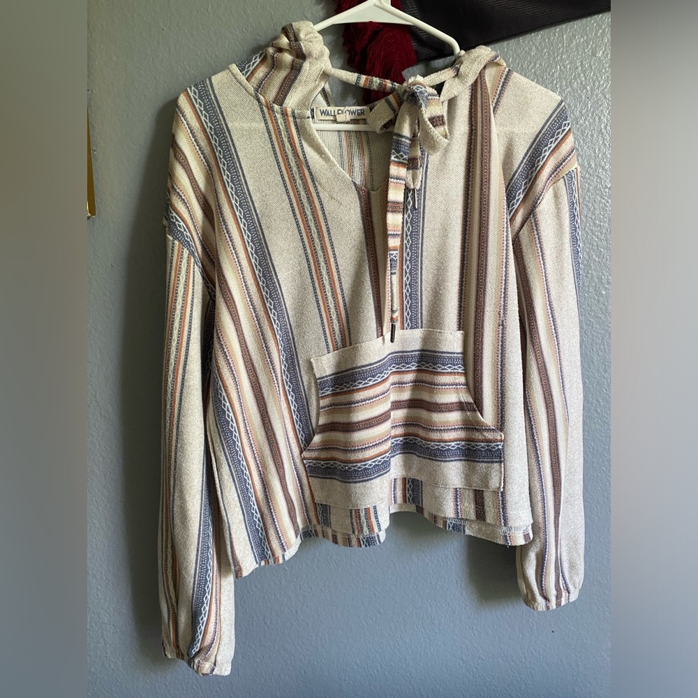 Striped summer hoodie